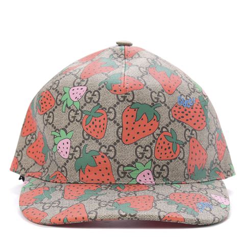 gucci strawberry cap|gucci hats for women uk.